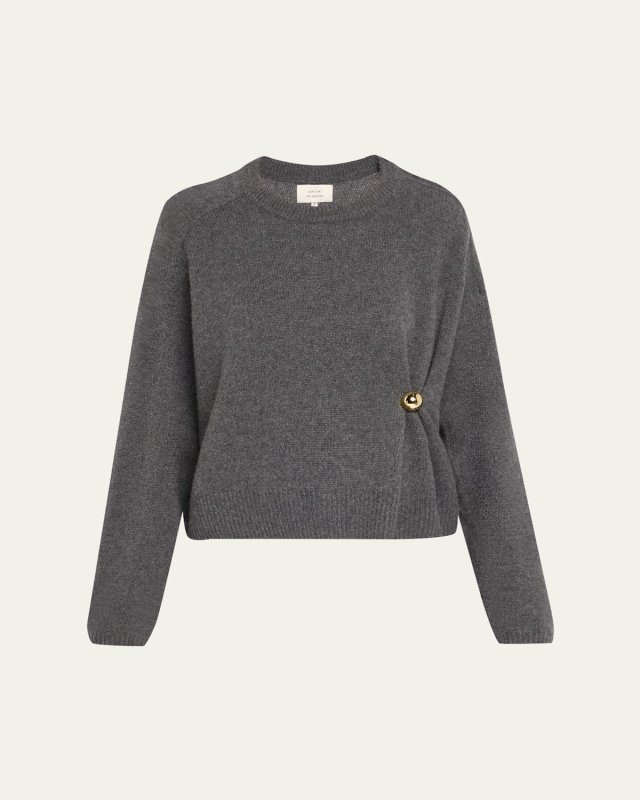 Bill Draped Cashmere Sweater
